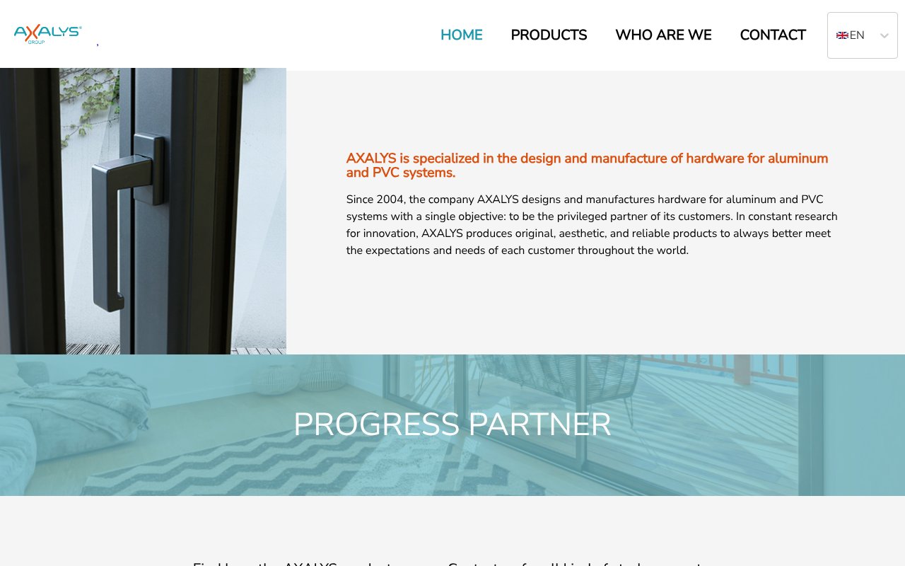 Screenshot of axalys.fr