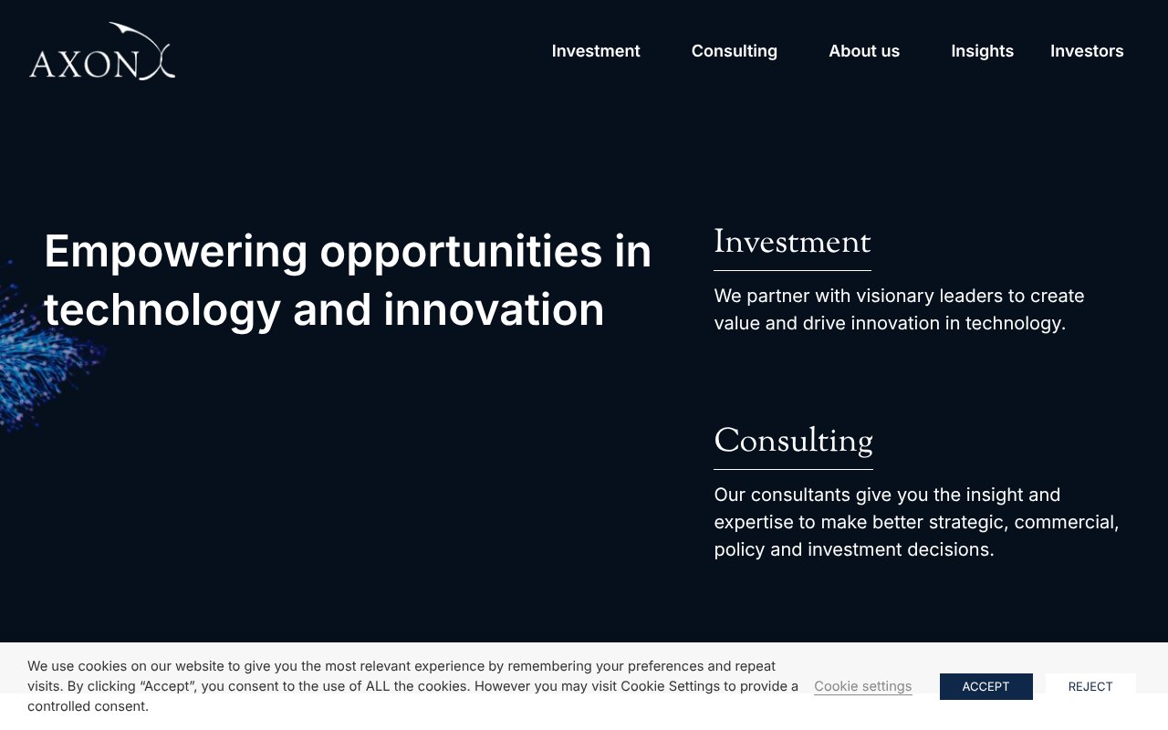Screenshot of axonpartnersgroup.com