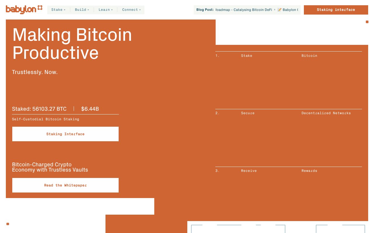 Screenshot of babylonlabs.io