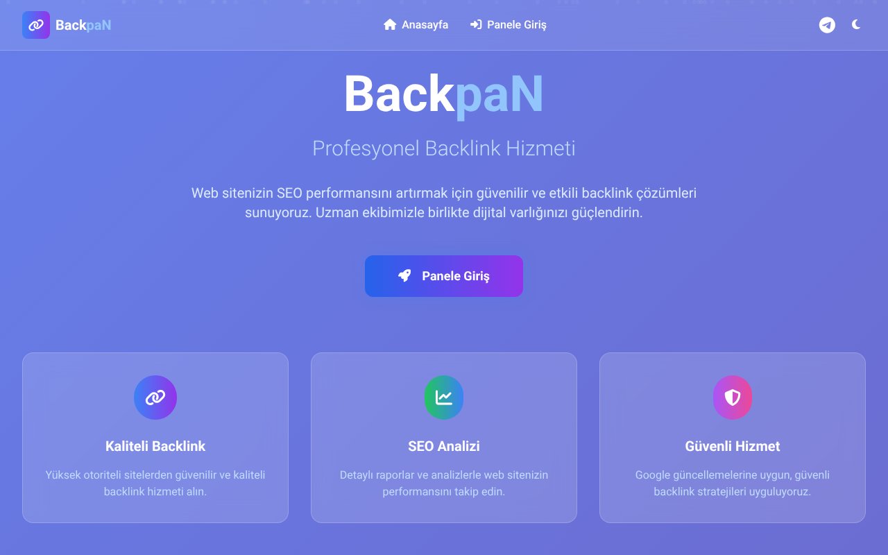 Screenshot of backpan.pro