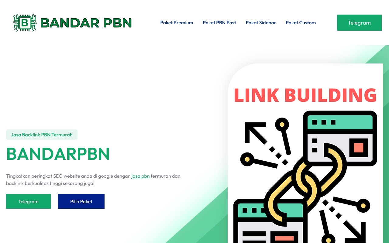 Screenshot of bandarpbn.com