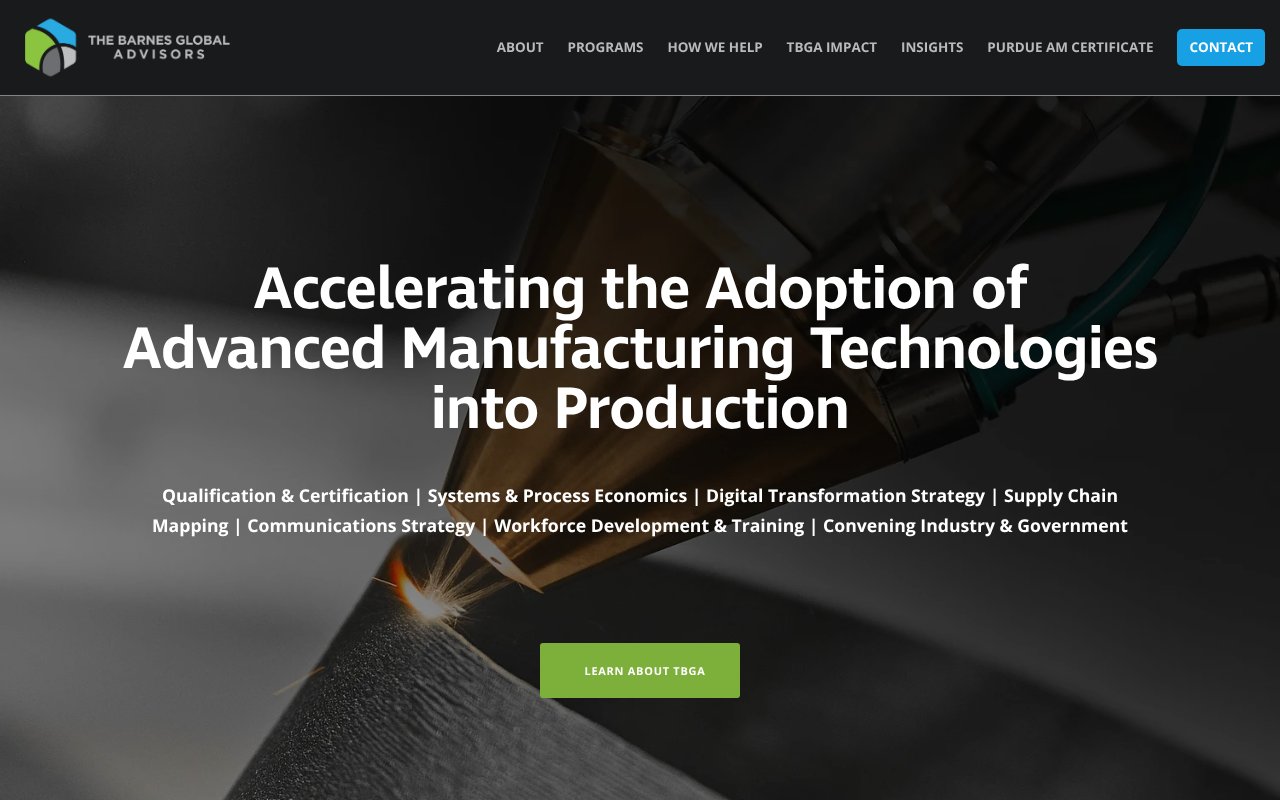 Screenshot of barnesglobaladvisors.com