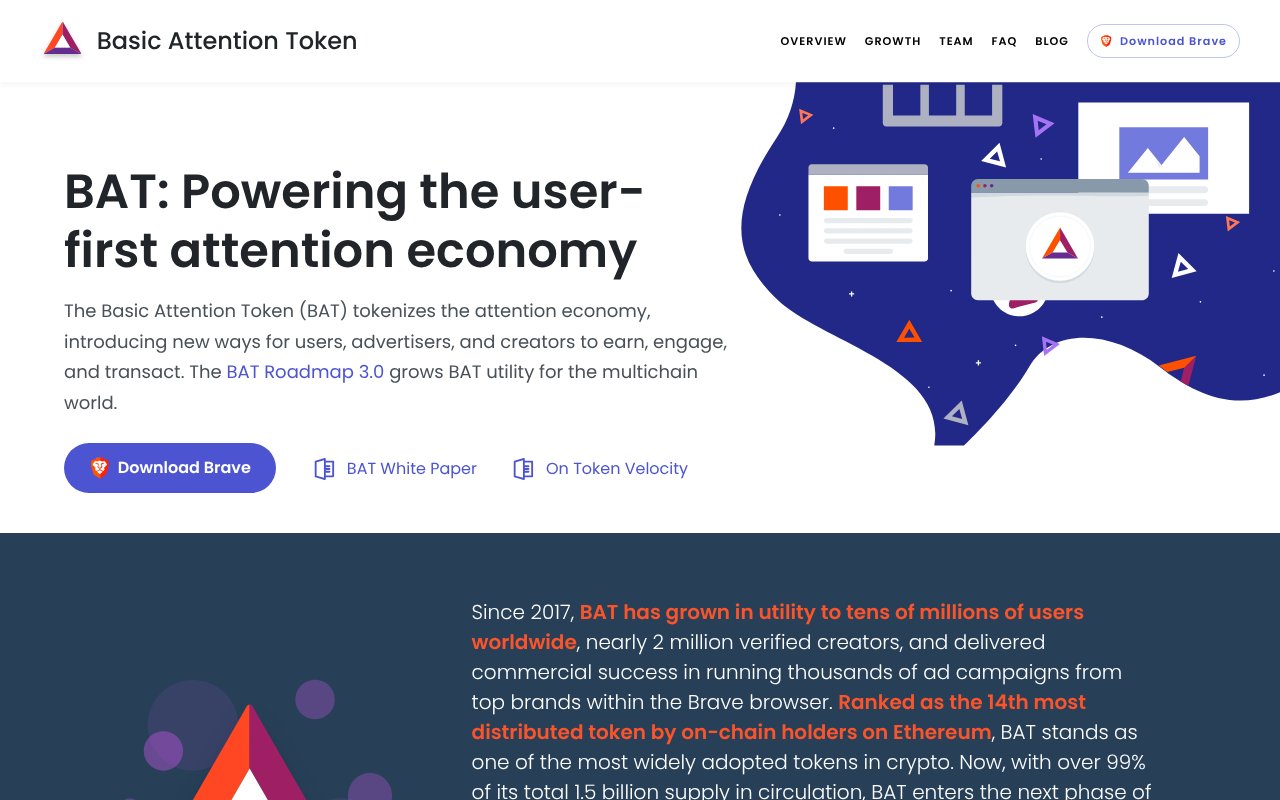 Screenshot of basicattentiontoken.org