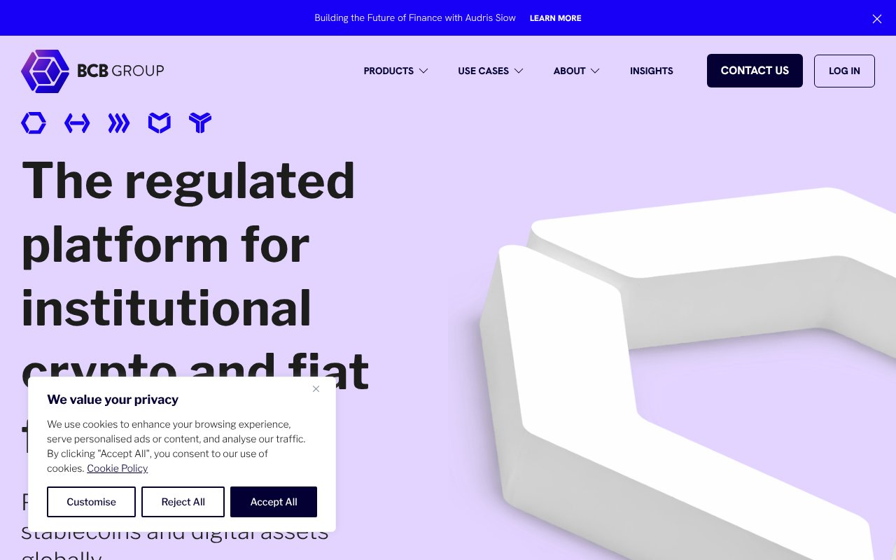 Screenshot of bcbgroup.com