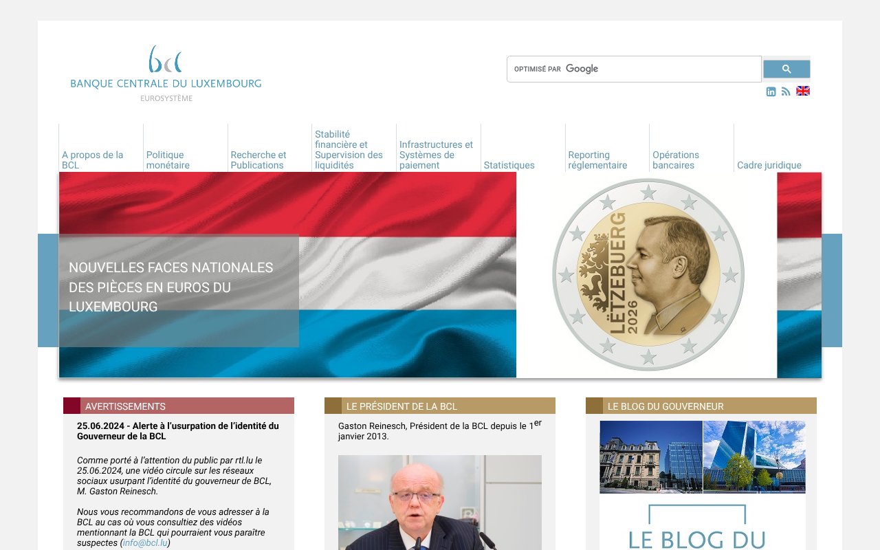 Screenshot of bcl.lu