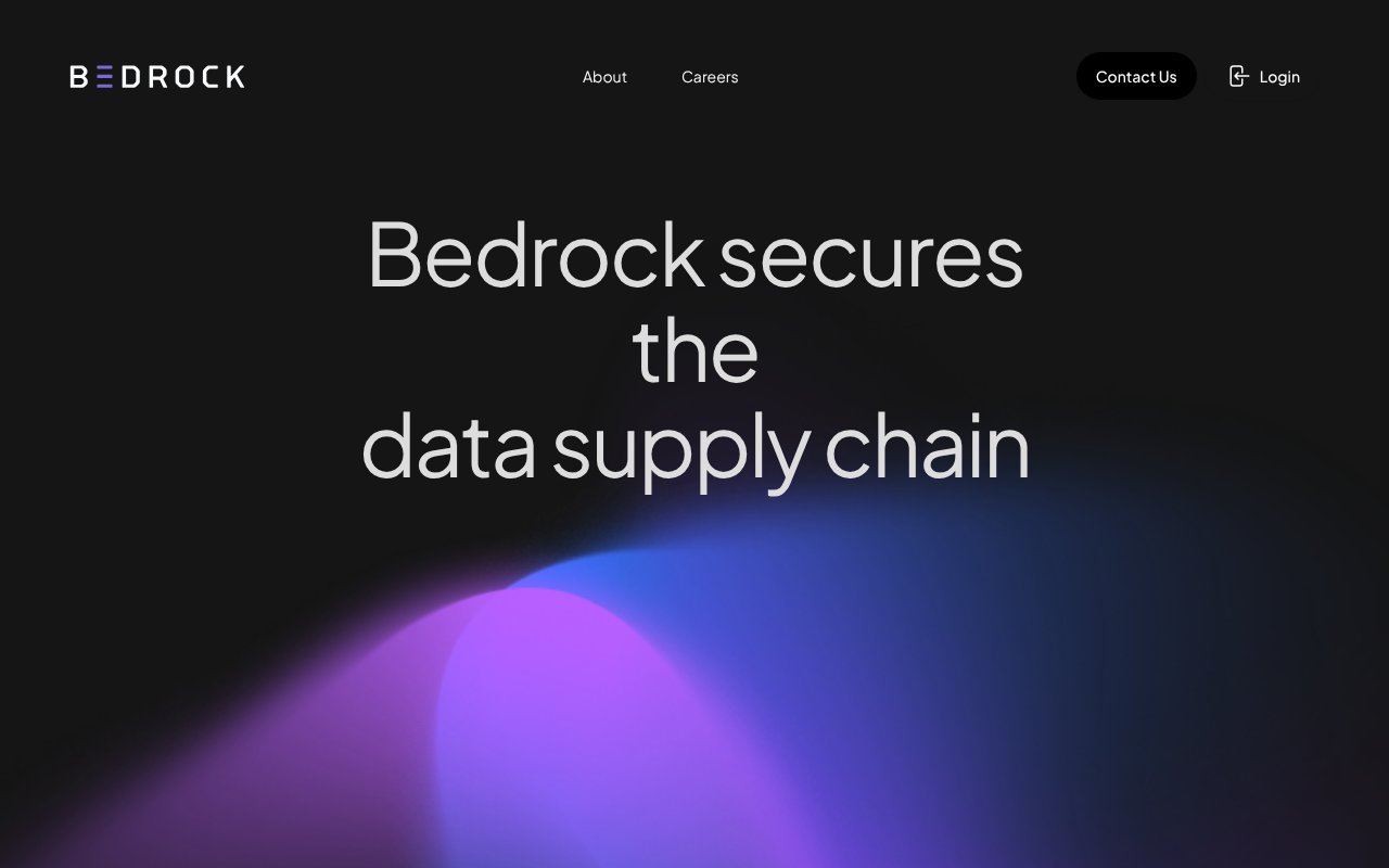 Screenshot of bedrock.engineering