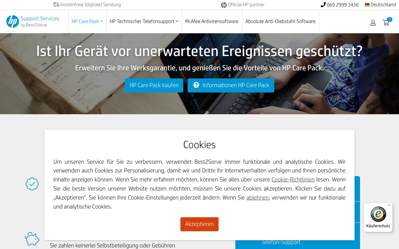 Screenshot of best2serve.com
