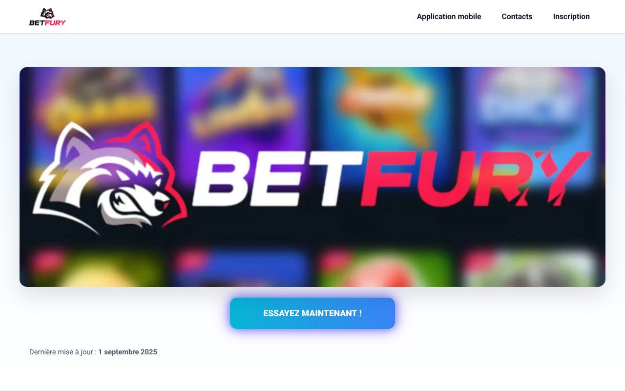 Screenshot of betfurycasinofrance.fr