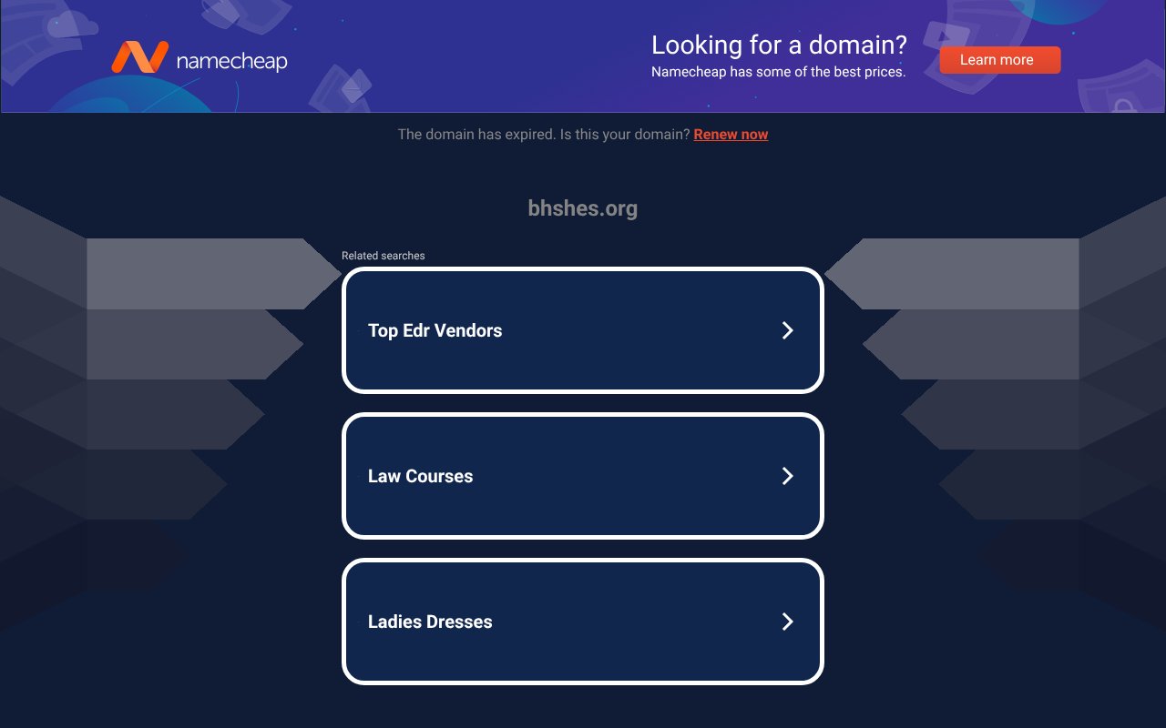 Screenshot of bhshes.org