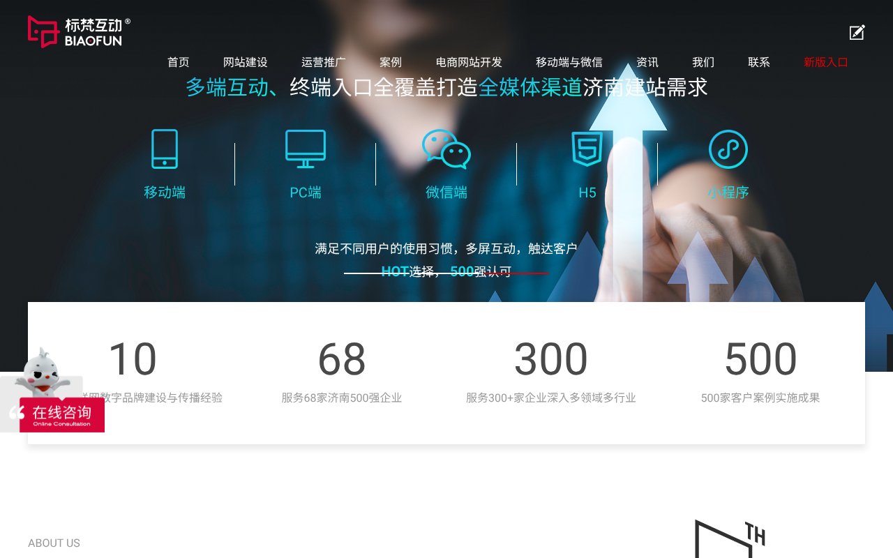 Screenshot of biaofun.com.cn