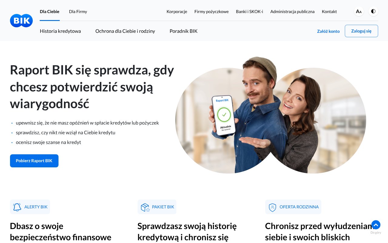 Screenshot of bik.pl