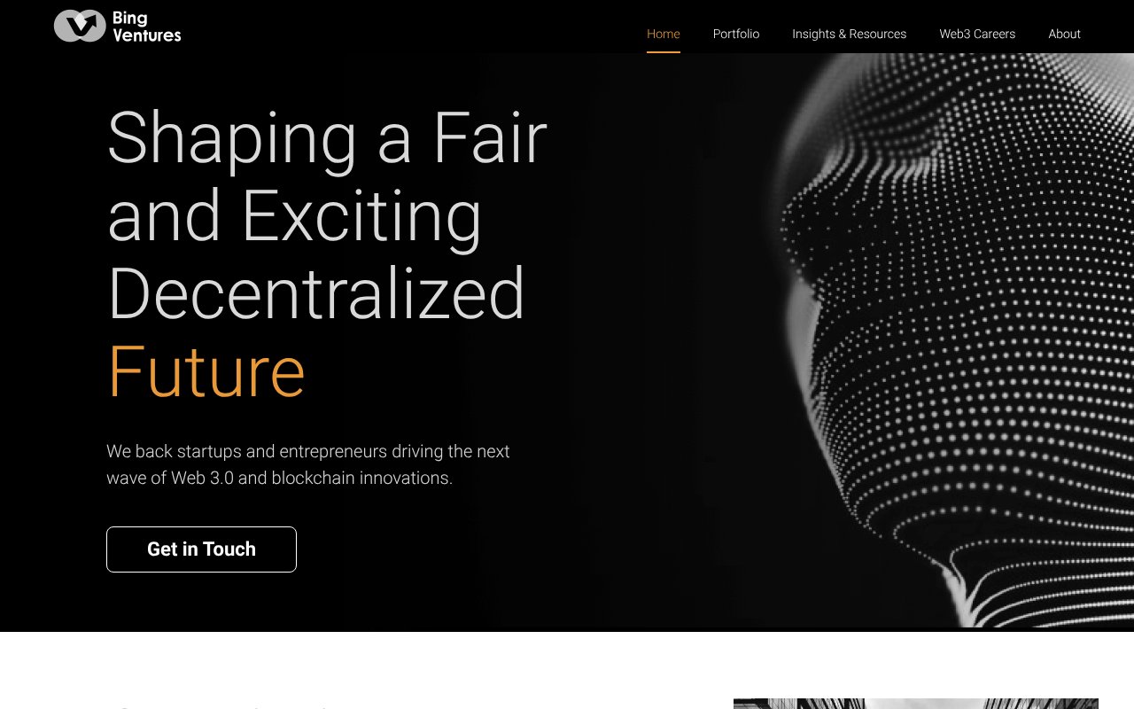 Screenshot of bing-ventures.com