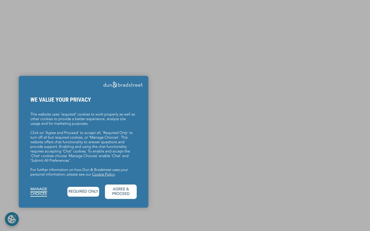 Screenshot of bisnode.fi