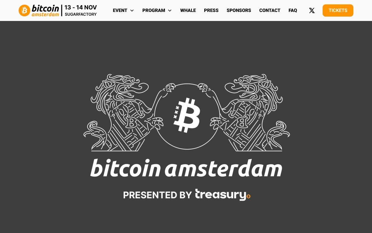 Screenshot of bitcoin.amsterdam