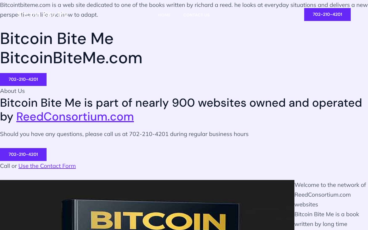 Screenshot of bitcoinbiteme.com