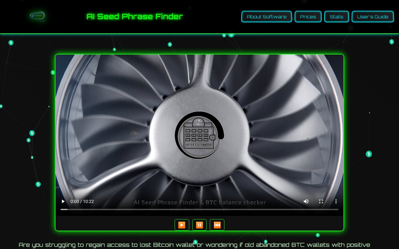 Screenshot of bitcoinrecovery.space