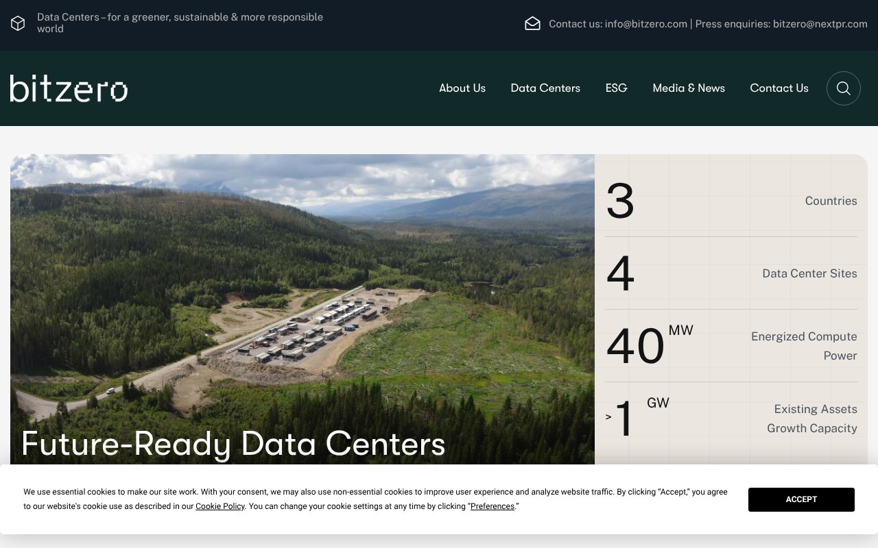 Screenshot of bitzero.com