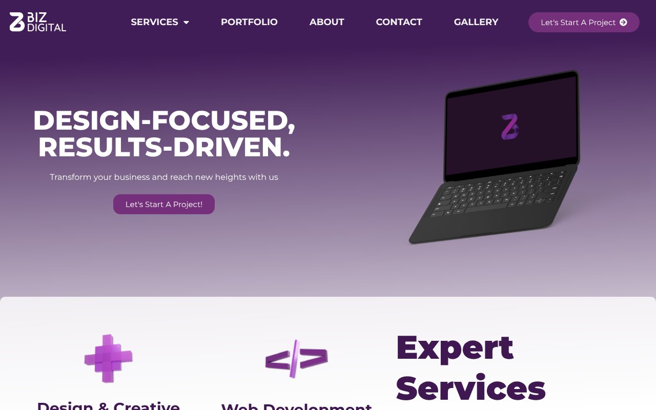 Screenshot of bizdigital.biz