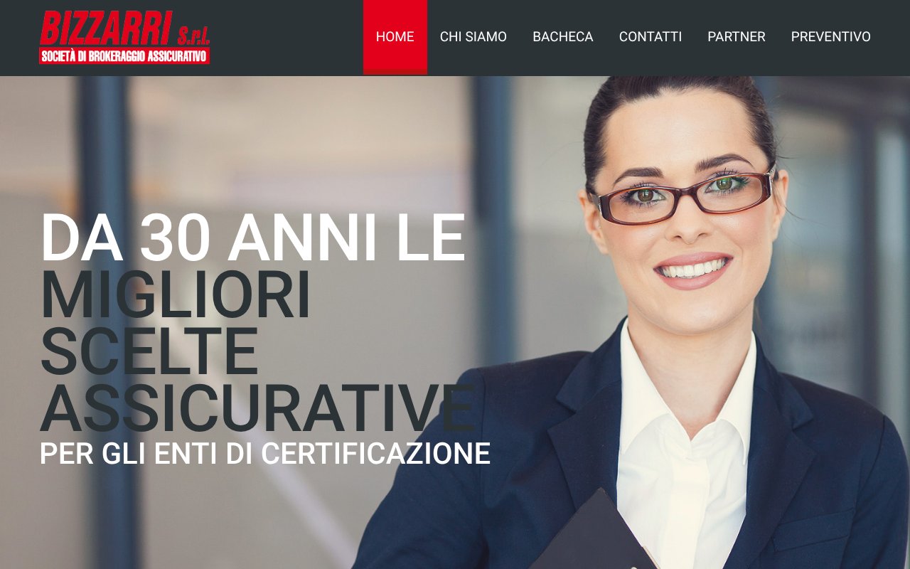 Screenshot of bizzarrisrl.it