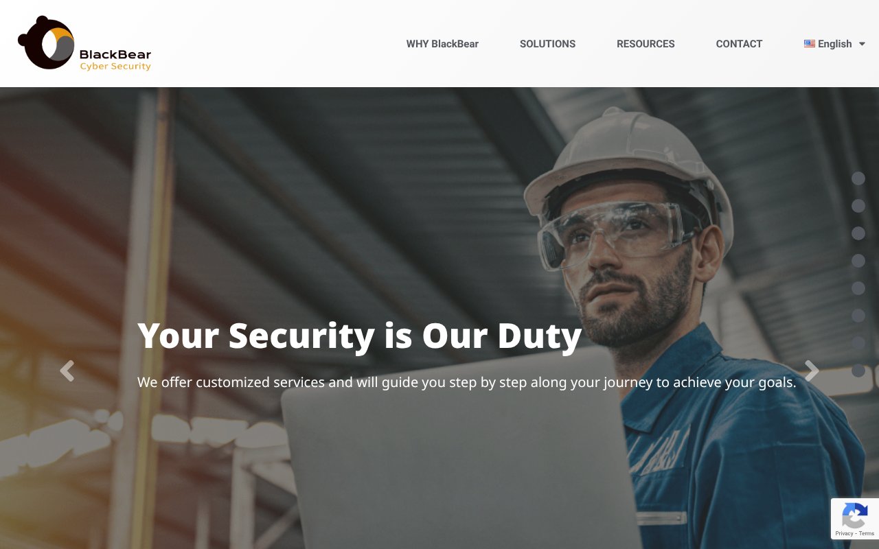 Screenshot of blackbear-ics.com