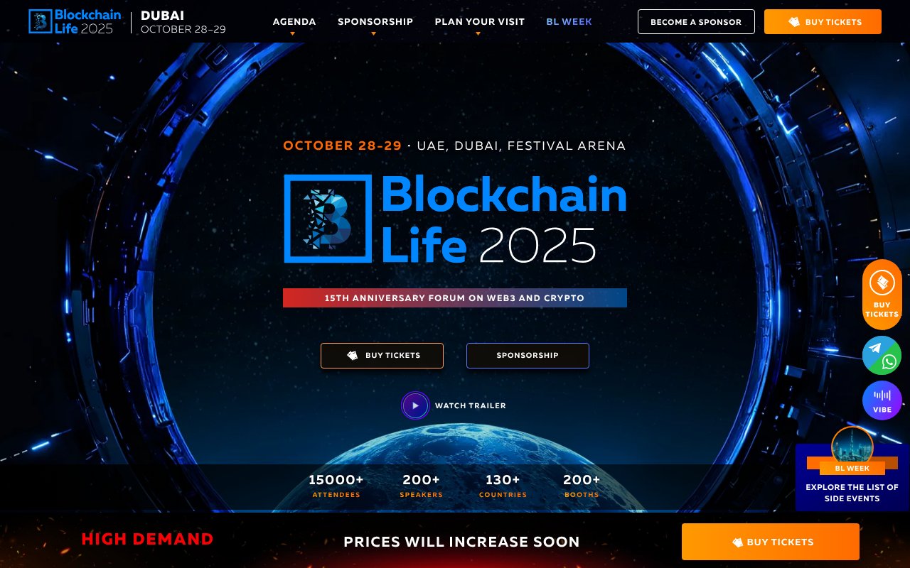 Screenshot of blockchain-life.com
