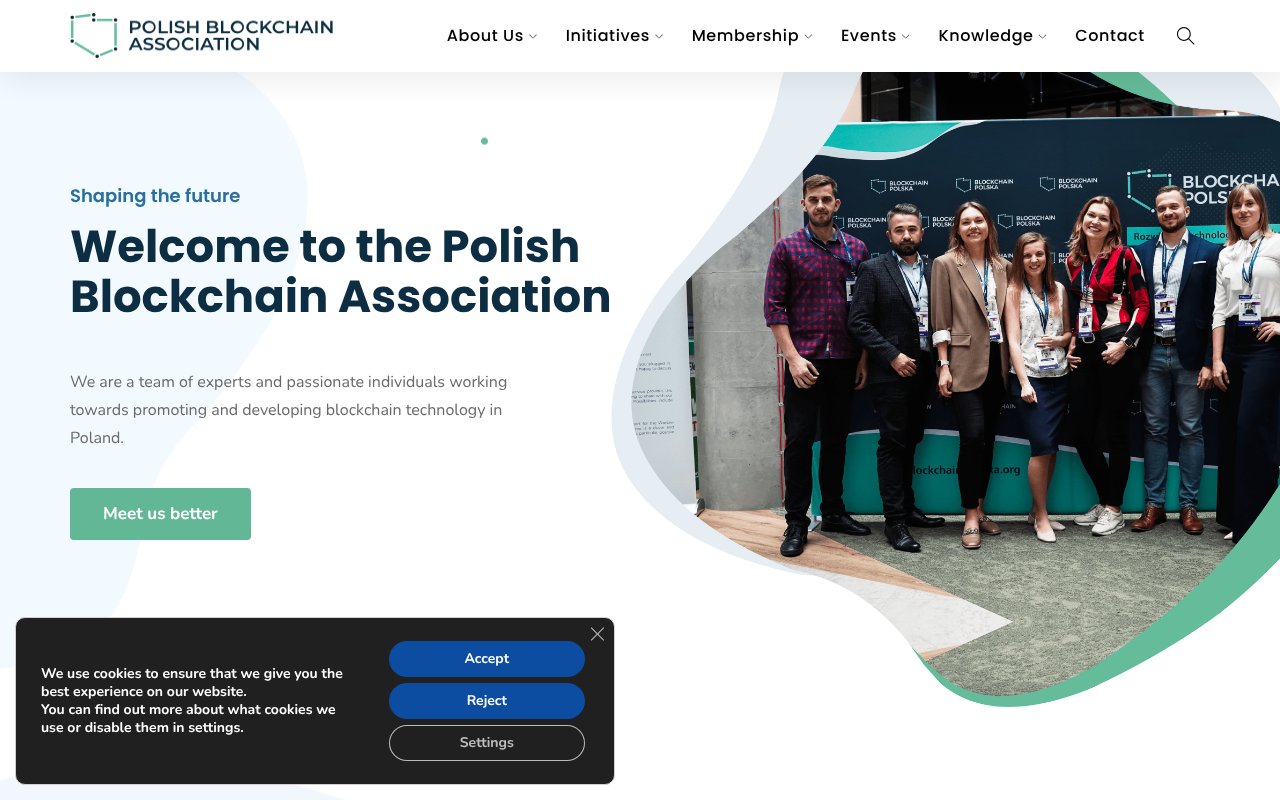 Screenshot of blockchain-polska.org