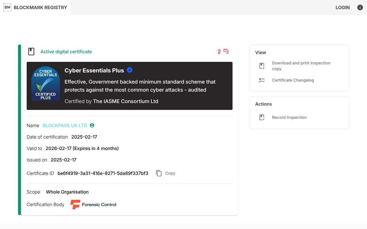 Screenshot of blockmarktech.com
