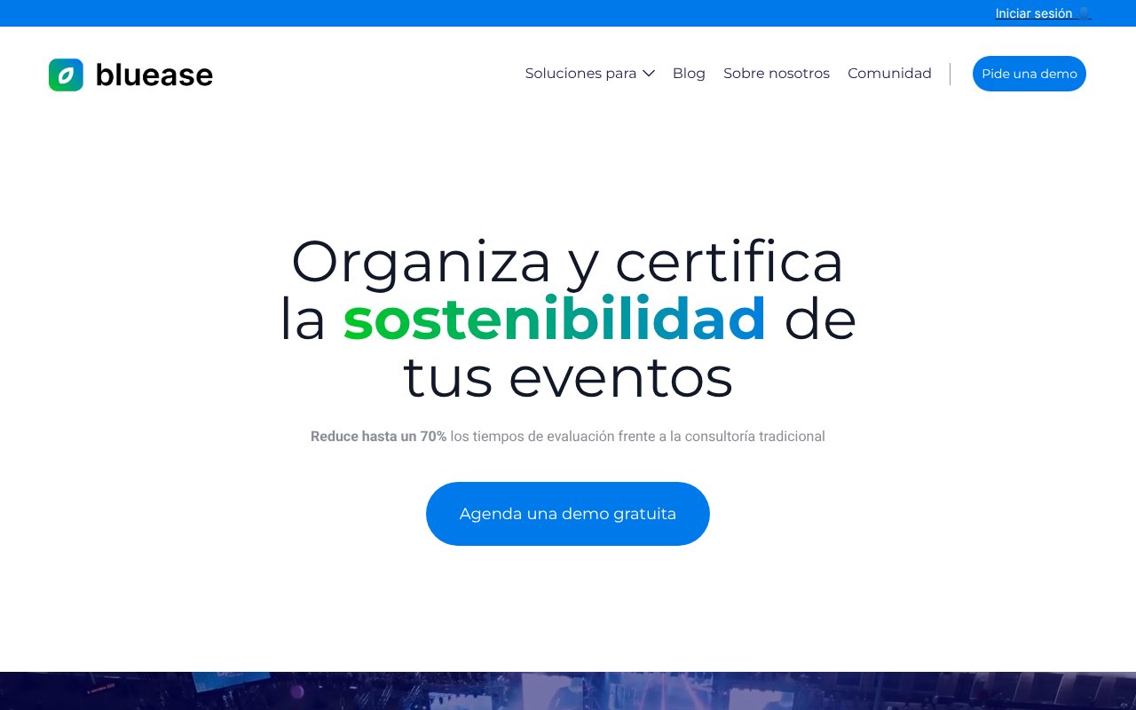 Screenshot of bluease.io