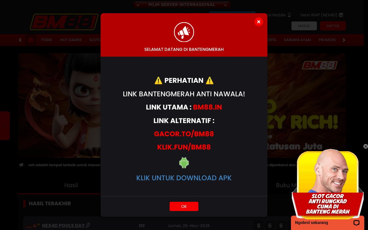 Screenshot of bm88.in