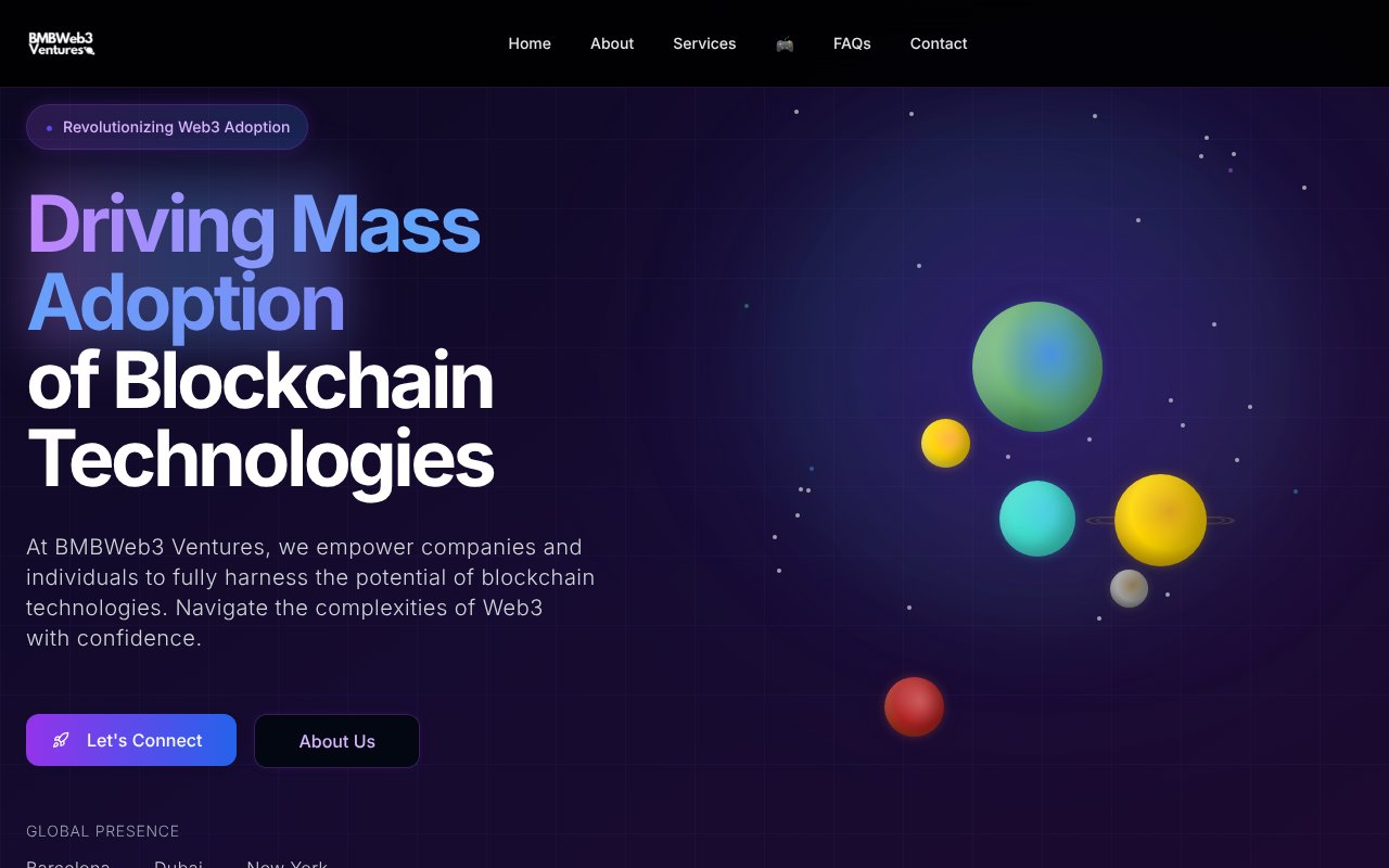 Screenshot of bmbweb3.com