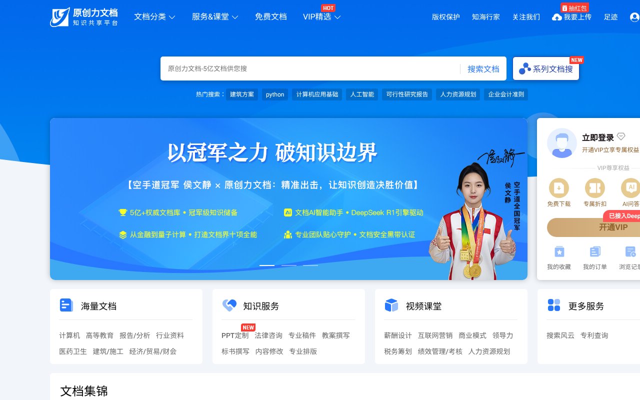 Screenshot of book118.com