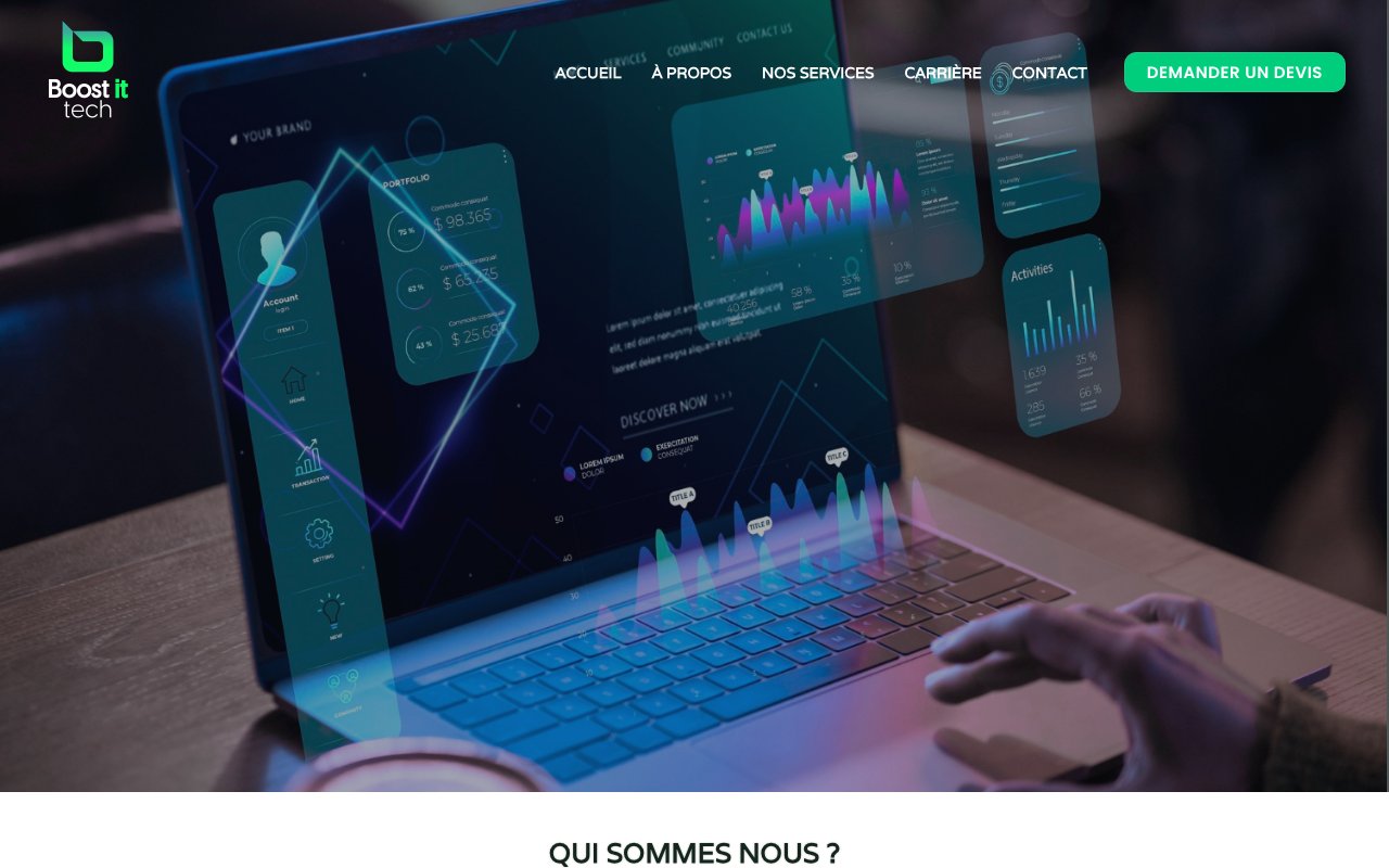 Screenshot of boostittech.com