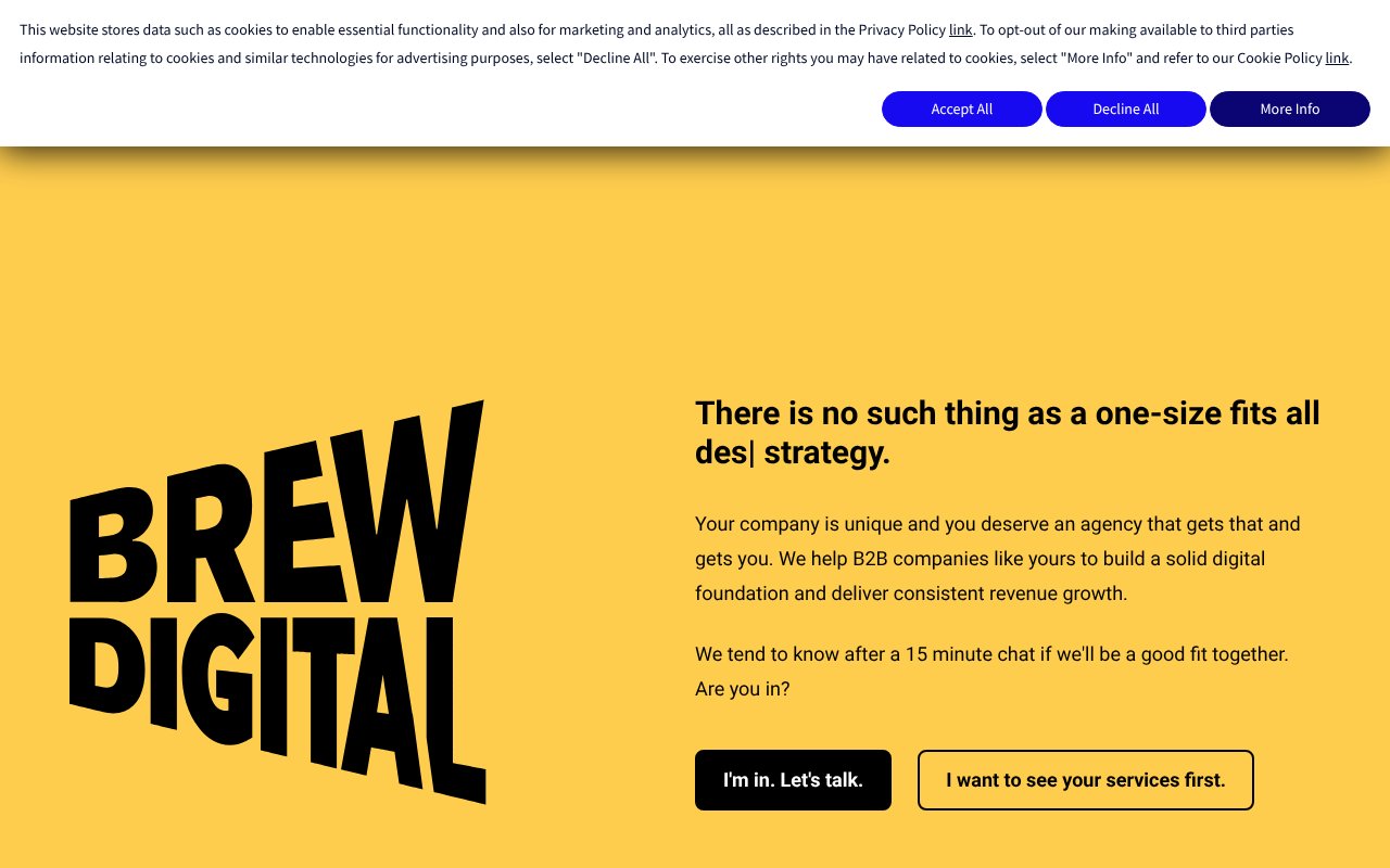 Screenshot of brewdigital.com