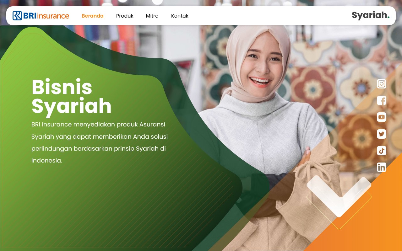 Screenshot of brins.co.id