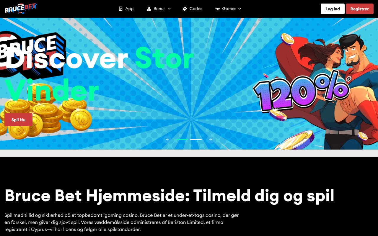 Screenshot of brucebett.com