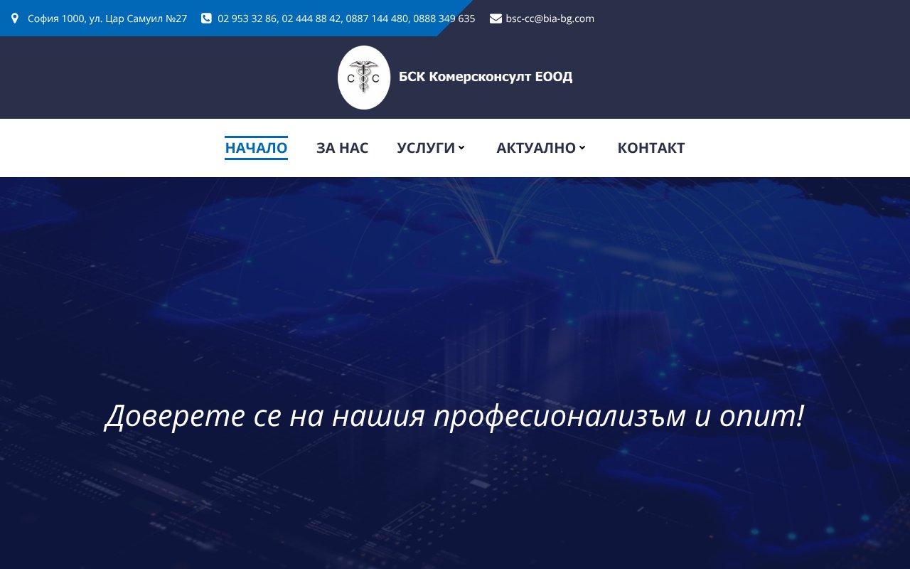 Screenshot of bsc-cc.com