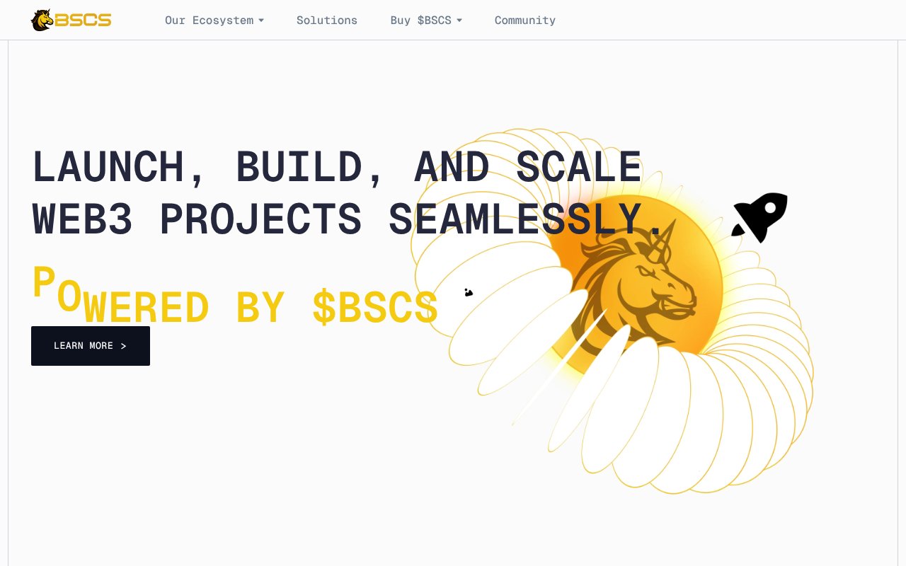 Screenshot of bscs.finance