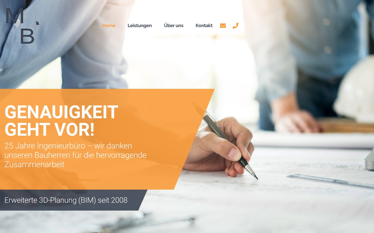 Screenshot of buettner-ingenieure.de