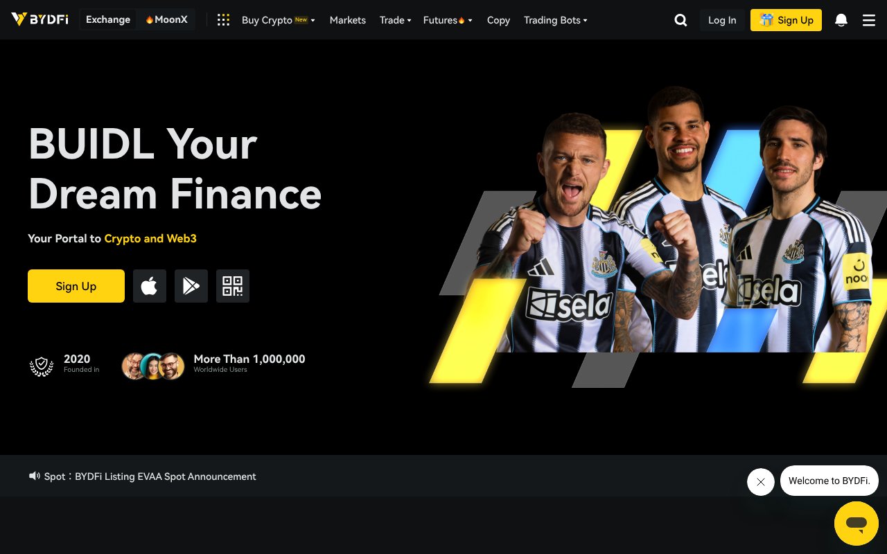 Screenshot of bydfi.com