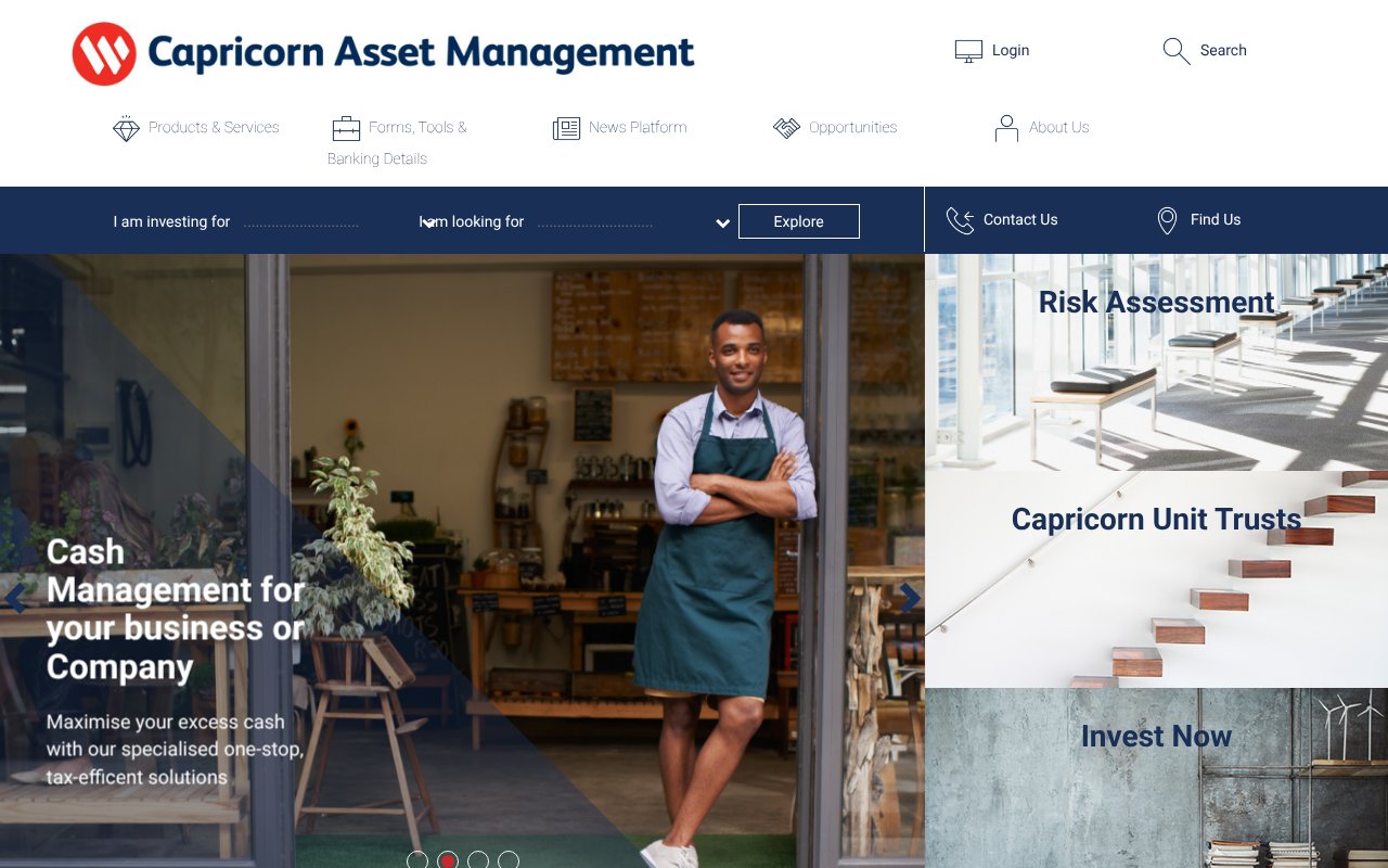 Screenshot of cam.com.na