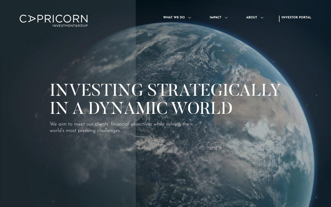 Screenshot of capricornllc.com