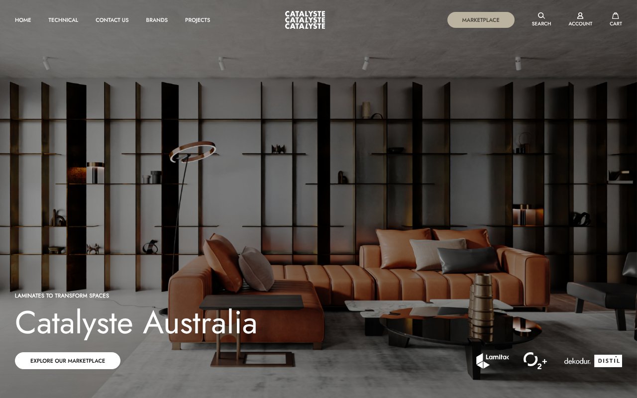 Screenshot of catalyste.au