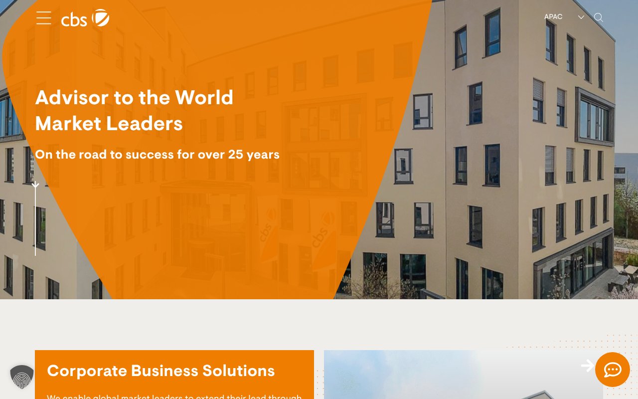 Screenshot of cbs-consulting.com