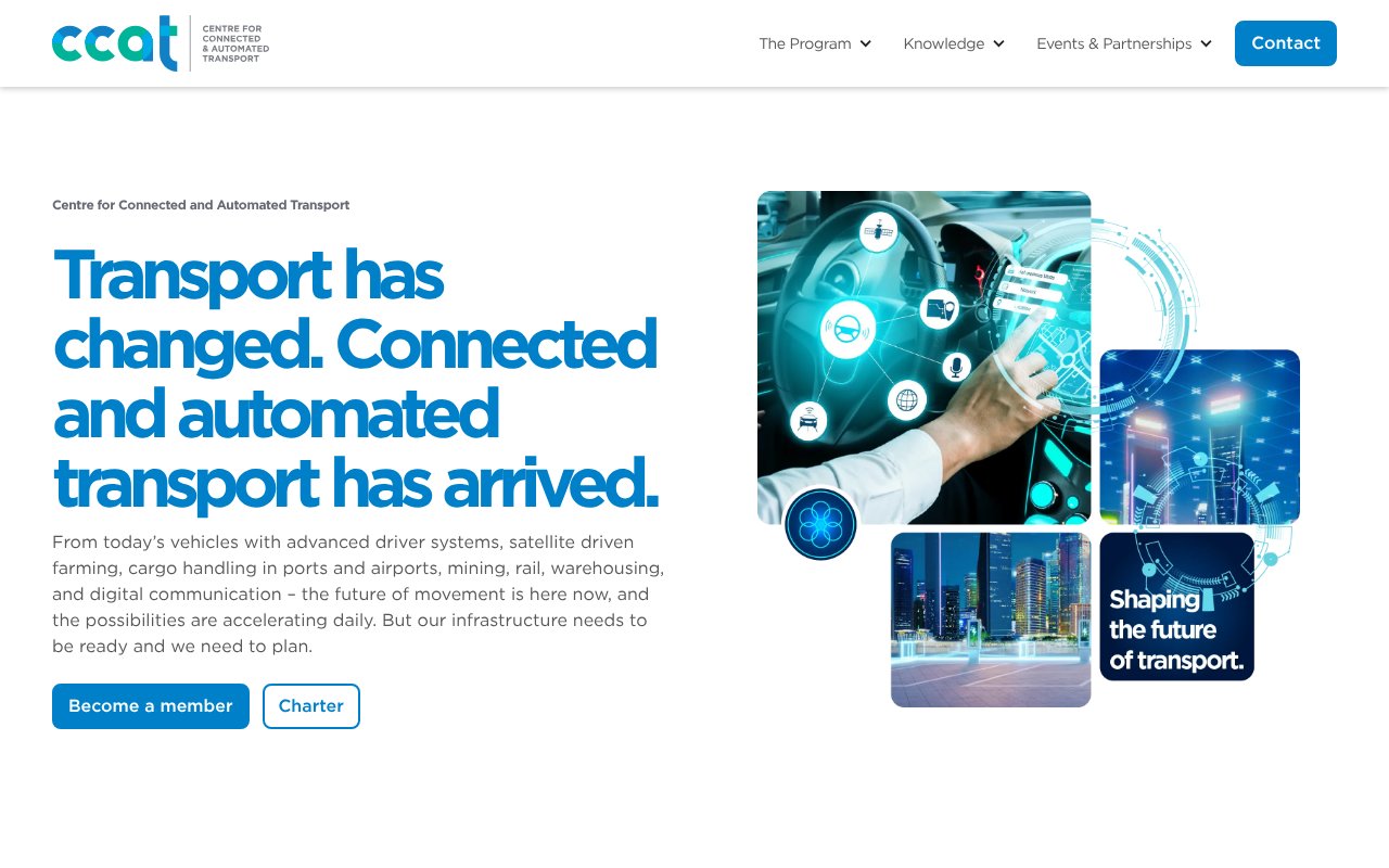 Screenshot of ccat.org.au