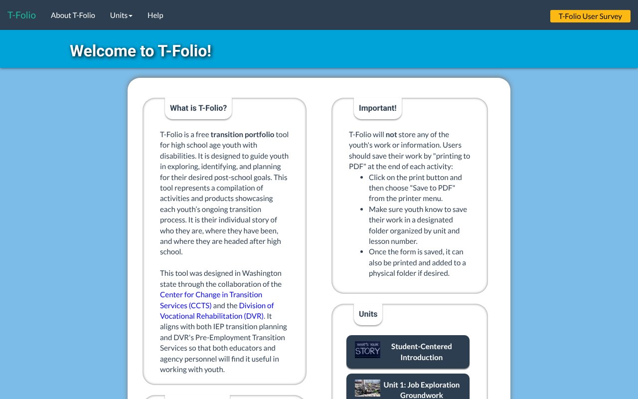Screenshot of cctstfolio.com