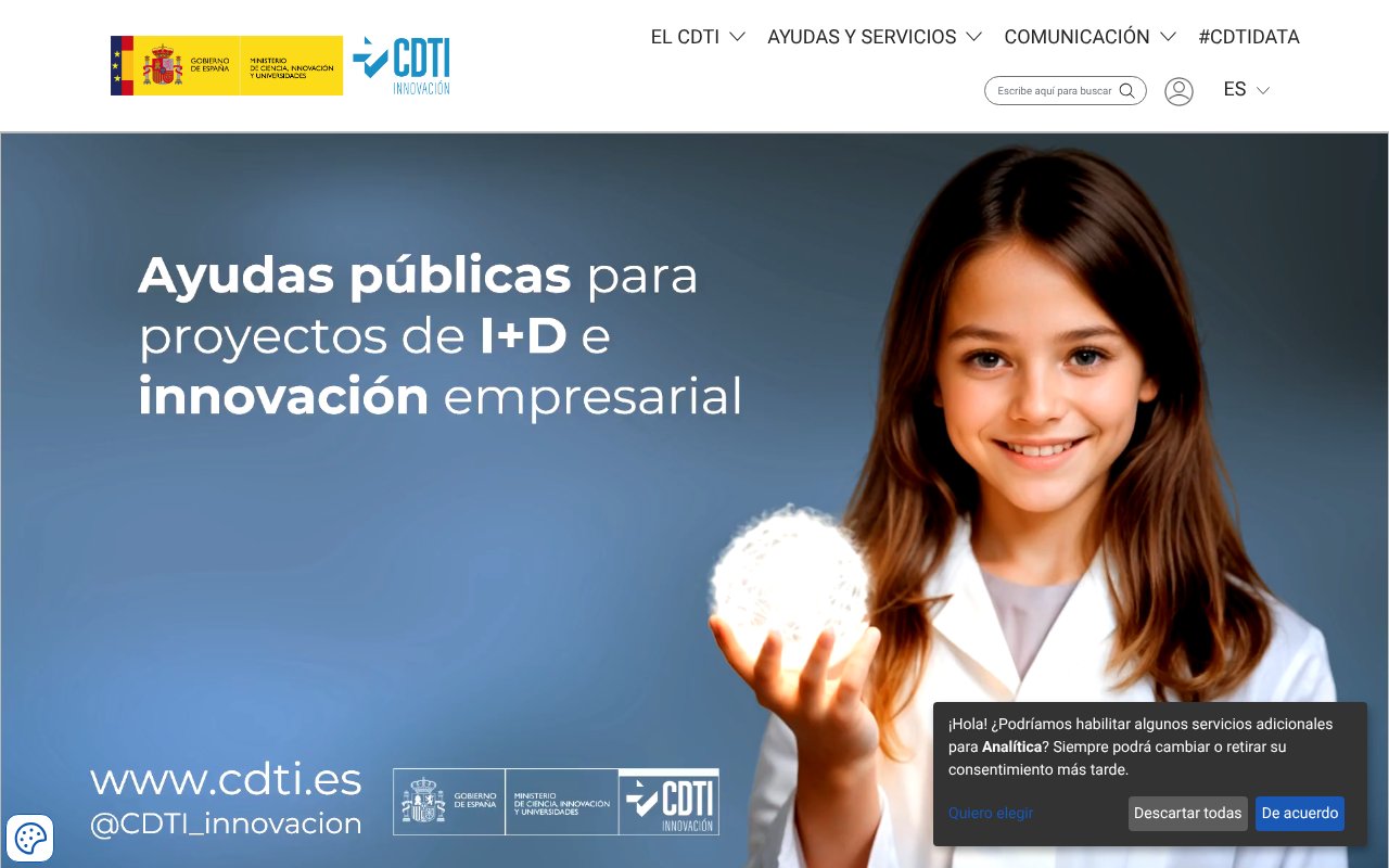 Screenshot of cdti.es