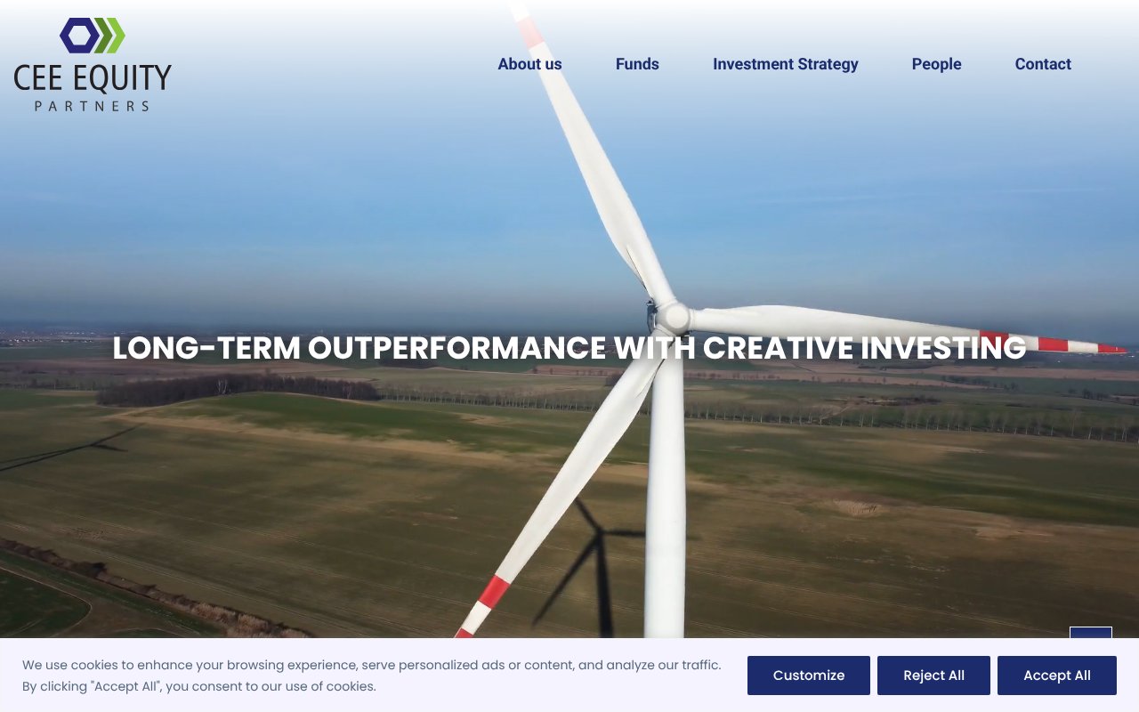 Screenshot of cee-equity.com