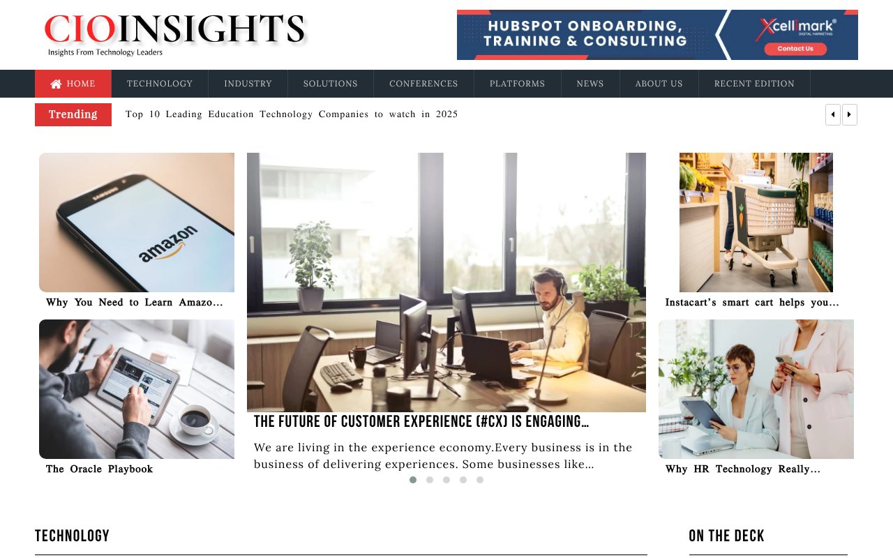 Screenshot of cioinsights.com