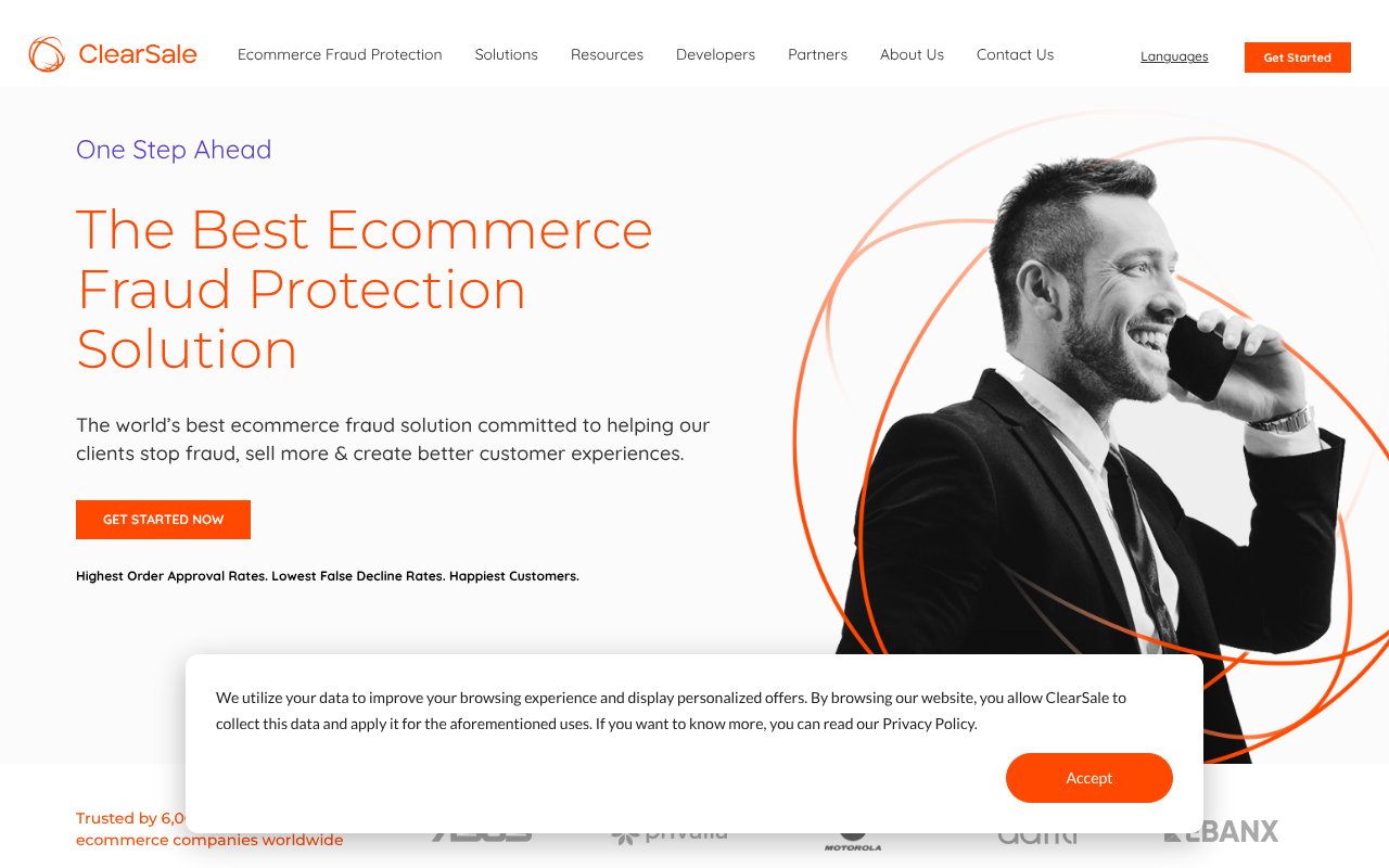 Screenshot of clear.sale