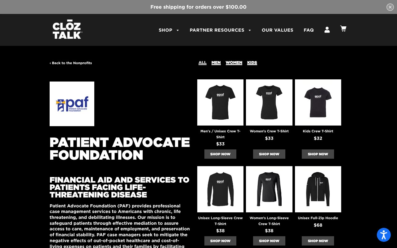 Screenshot of cloztalk.com